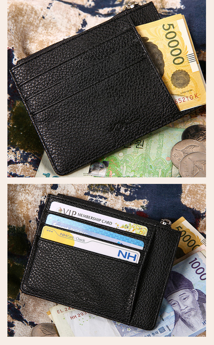 2020 Auenhandel Ali Express neue kurze Brieftasche Herren koreanische Version personal isierte Herren Karten tasche PU Leder Brieftasche Spot Grohandelpicture7
