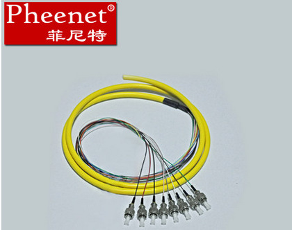 菲尼特 FC 8芯1.5米单模束状尾纤光缆跳线电信级可定做