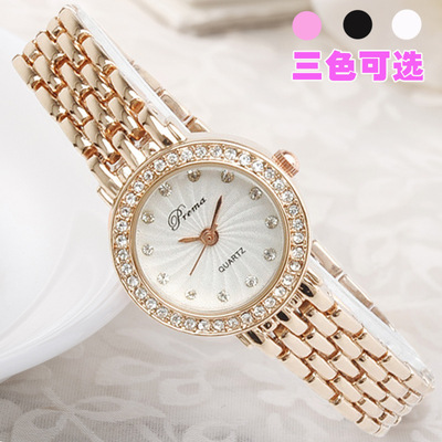 品牌女表手链表防水钻手表女款厂家淘宝热卖钢带学生女士石英手表|ms