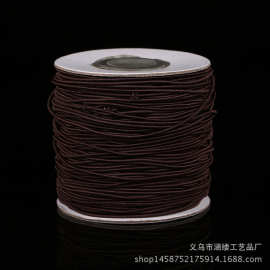 包芯绒弹力线 DIY手工串珠线材1.2mm100米每卷批发