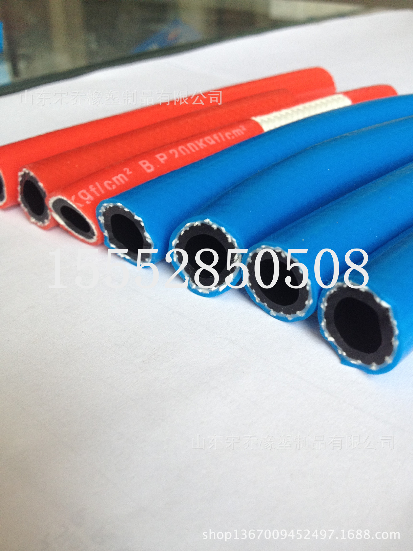 耐压耐高温氧气管乙炔管氧气乙炔管压缩空气橡胶软管风炮管