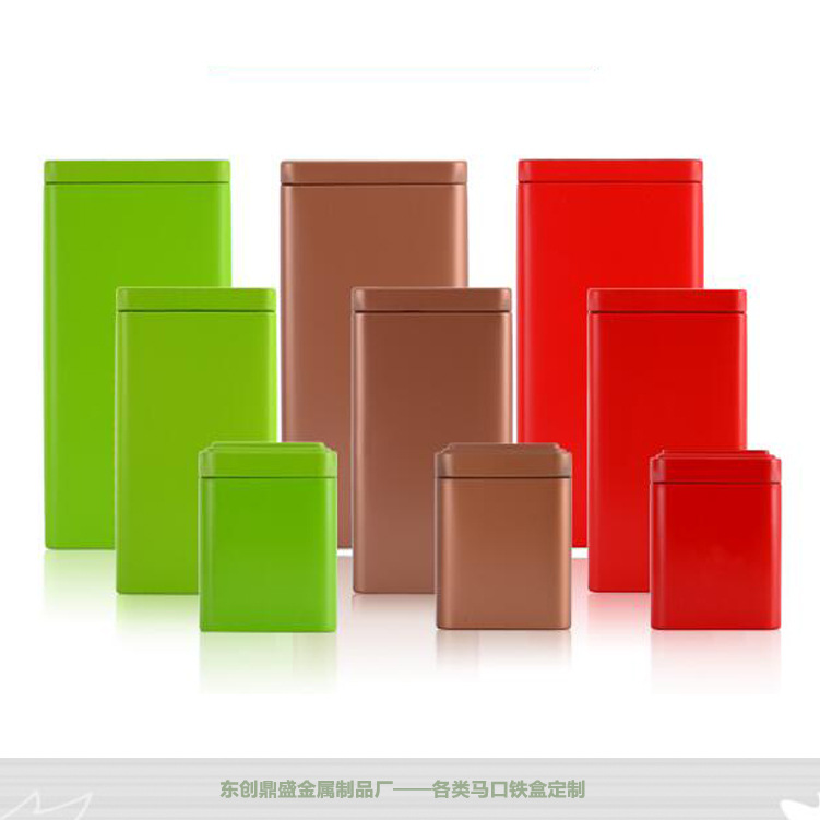 茶叶罐包装盒、红茶、白茶金属铁罐定制，马口铁铁盒