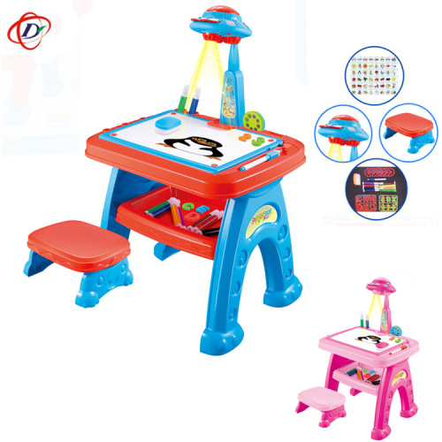 Children's projection graffiti drawing board learning desk multifunctional writing board drawing board baby toys drop shipping