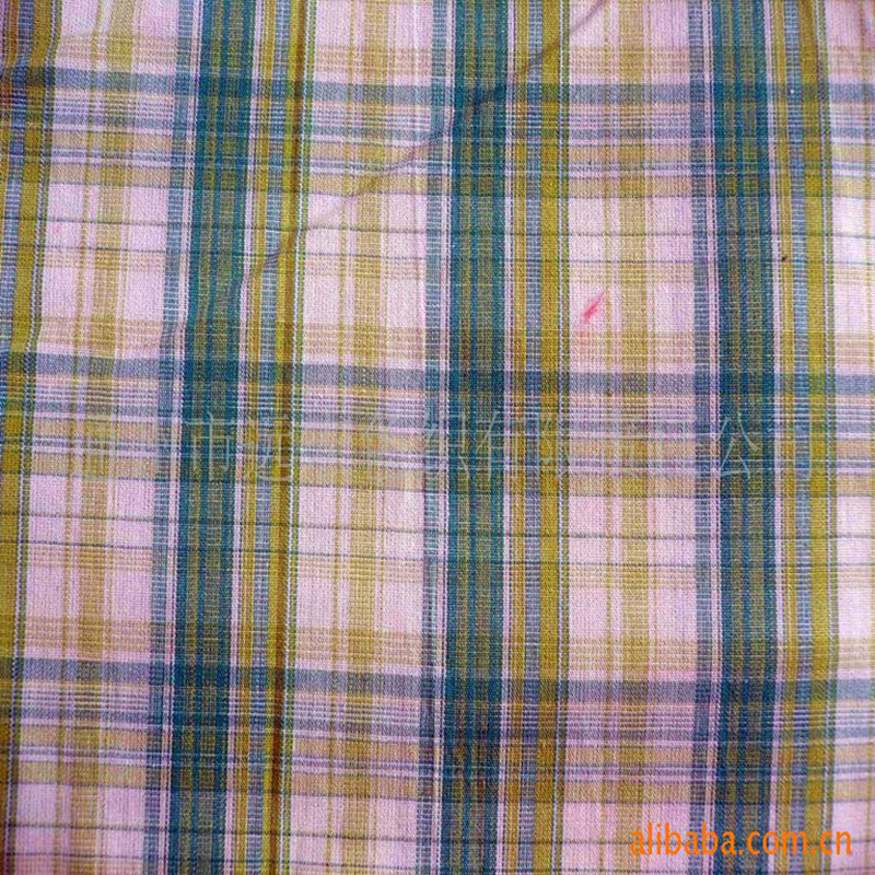 厂家批发 供应优质 全棉色织格布 服装用料