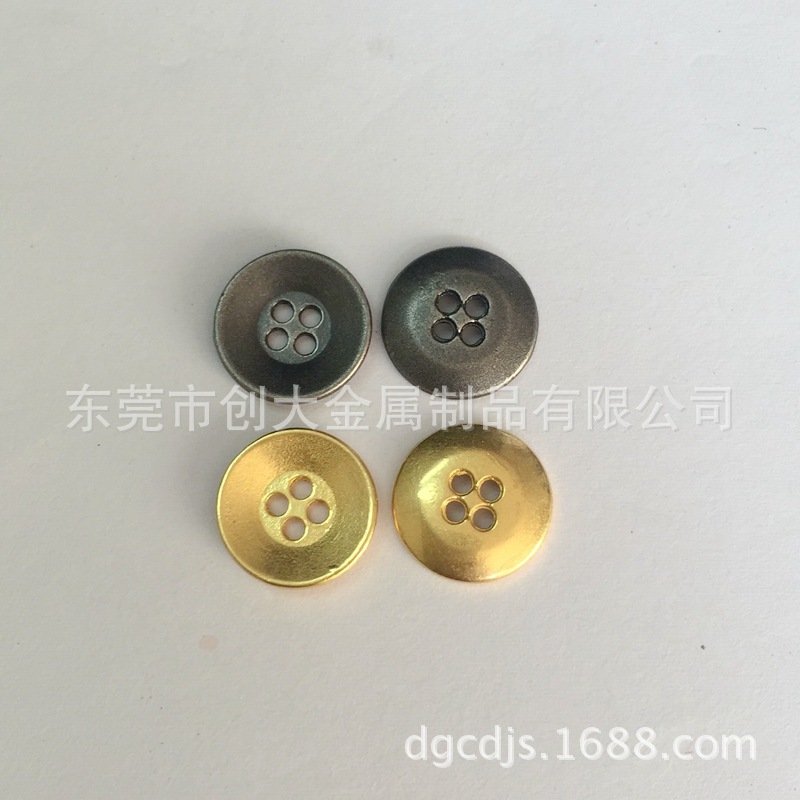 11.5mm/18L手缝钮 锌合金钮 合金四孔钮EC00280