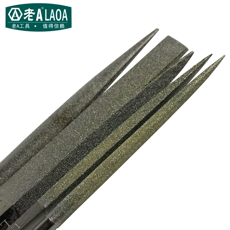 Old A Golden Steel Pennal Half Circle/Flat 钢/Triangle Kinsent Knife Sword Assorted 锉 3/4/5mm set