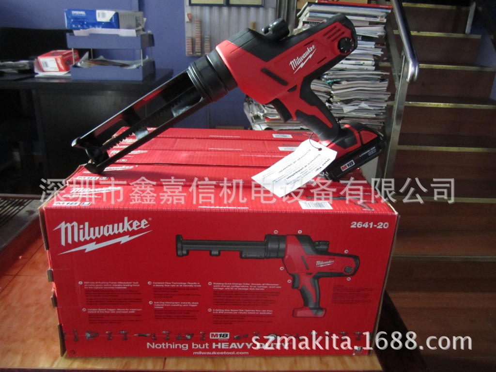 C18PCG/310C现货批发米沃奇 充电式玻璃胶枪