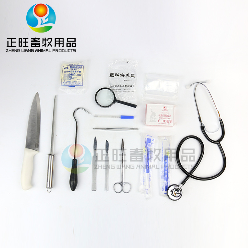 Caja de muestreo de cuarentena Caja de cuarentena de trabajo de mano de aleación de aluminio Caja de emergencia veterinaria Caja de trabajo de cuarentena veterinaria