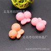 Factory direct selling Mickey head type acrylic beads spring straight beaded beaded mixed color mixed batch DIY chip beading