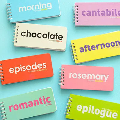 Южная Корея канцелярские принадлежности основной корпус жизни ноутбук портативный небольшой ноутбук одно слово книга твердая поверхность катушки книга