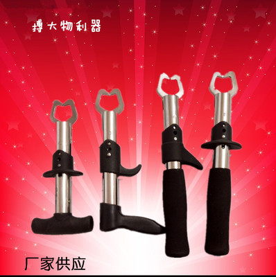 厂家直供批发控鱼器不锈钢夹鱼钳路亚抓鱼器枪式控鱼器|ru