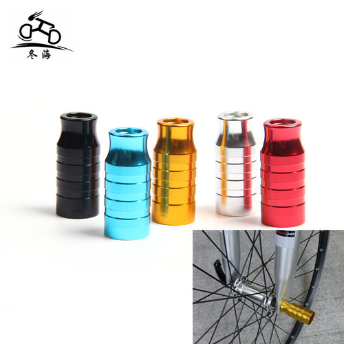 Bicycle sleeve mountain bike quick release wheel shaft headlight holder aluminum alloy hub extension conversion rack 5 colors