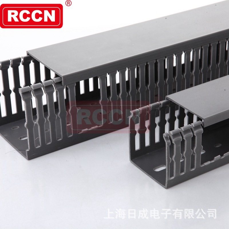 direct deal Good pvc Flame retardant environmental protection Trunking Trunking grey 80100 2m Multiple ordering