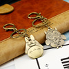 Cartoon keychain, pendant, car keys, Korean style, giraffe