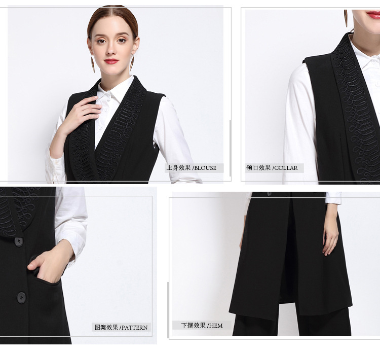 Gilet femme YUZHONGXIEHOU en Fibres mélangées - Ref 3318314 Image 9