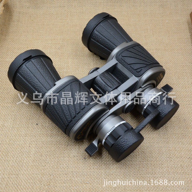 晶辉  厂家直批  户外普通民用CC10x50双筒高清光学便携望远镜