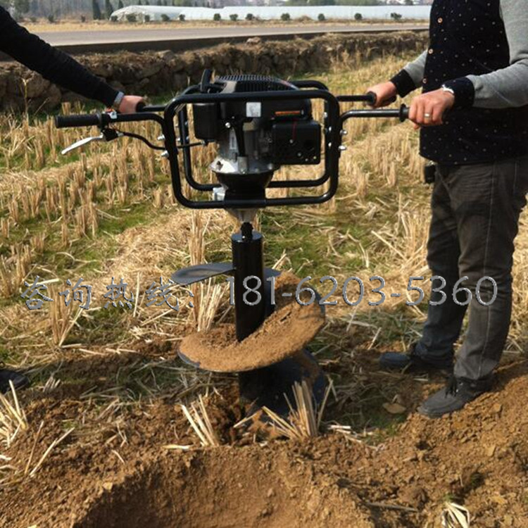 果园施肥打孔机 汽油挖坑机 植树挖坑机厂家图片