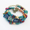 Ethnic natural water, crystal, beaded bracelet, European style, ethnic style