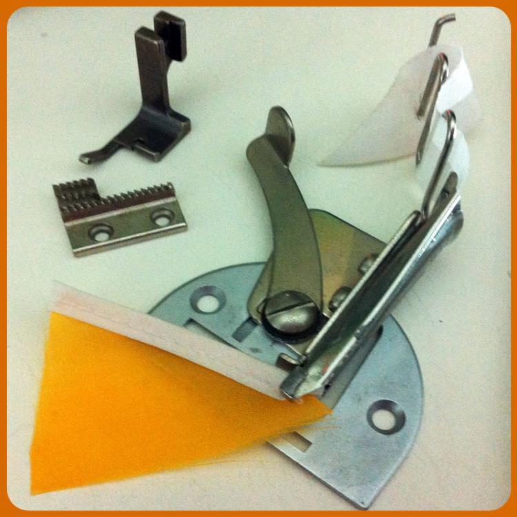 缝纫机零件平车a10拉筒 包边拉筒 口罩包边 四折卷边器直角包边
