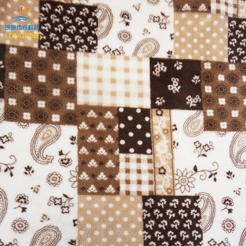 超柔法兰绒 印花面料 全涤法兰绒 家纺服装玩具毛绒面料