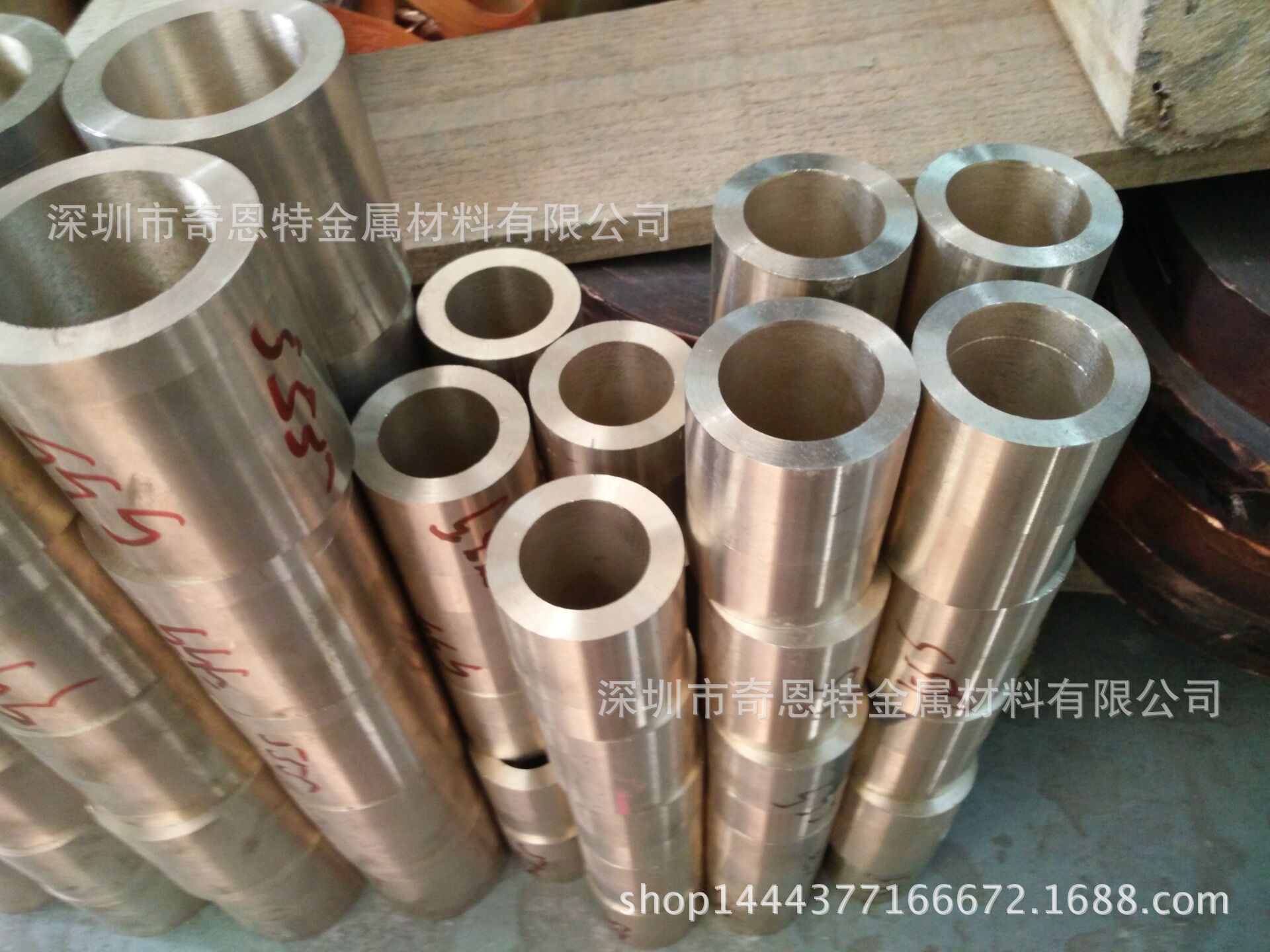 高硬度C64200铝青铜管 连铸挤压铝青铜管 连铸拉拔工艺同心度好