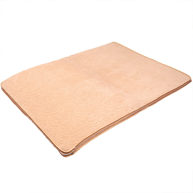 厂家直销 加工定制 硬质棉床褥 舒适保暖立体剪花绒双人床垫批