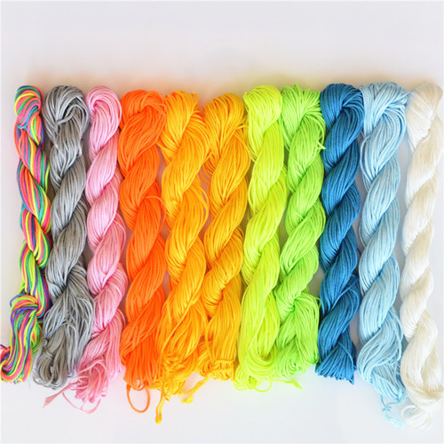 DIY Handmade Jewelry Accessories Bracelet Weaving Material A Jade Line 1mm Rope Tassel Chinese Knot Line Wholesale