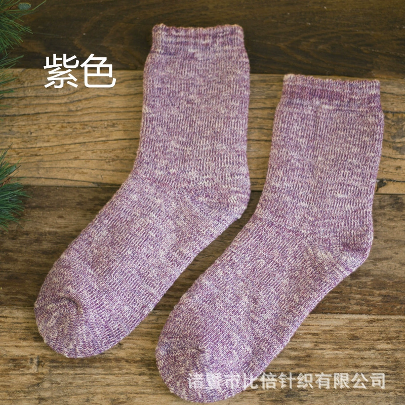 Гольфы ретро демисезонные, хлопковая махра в японском стиле, one size (несколько цветов)