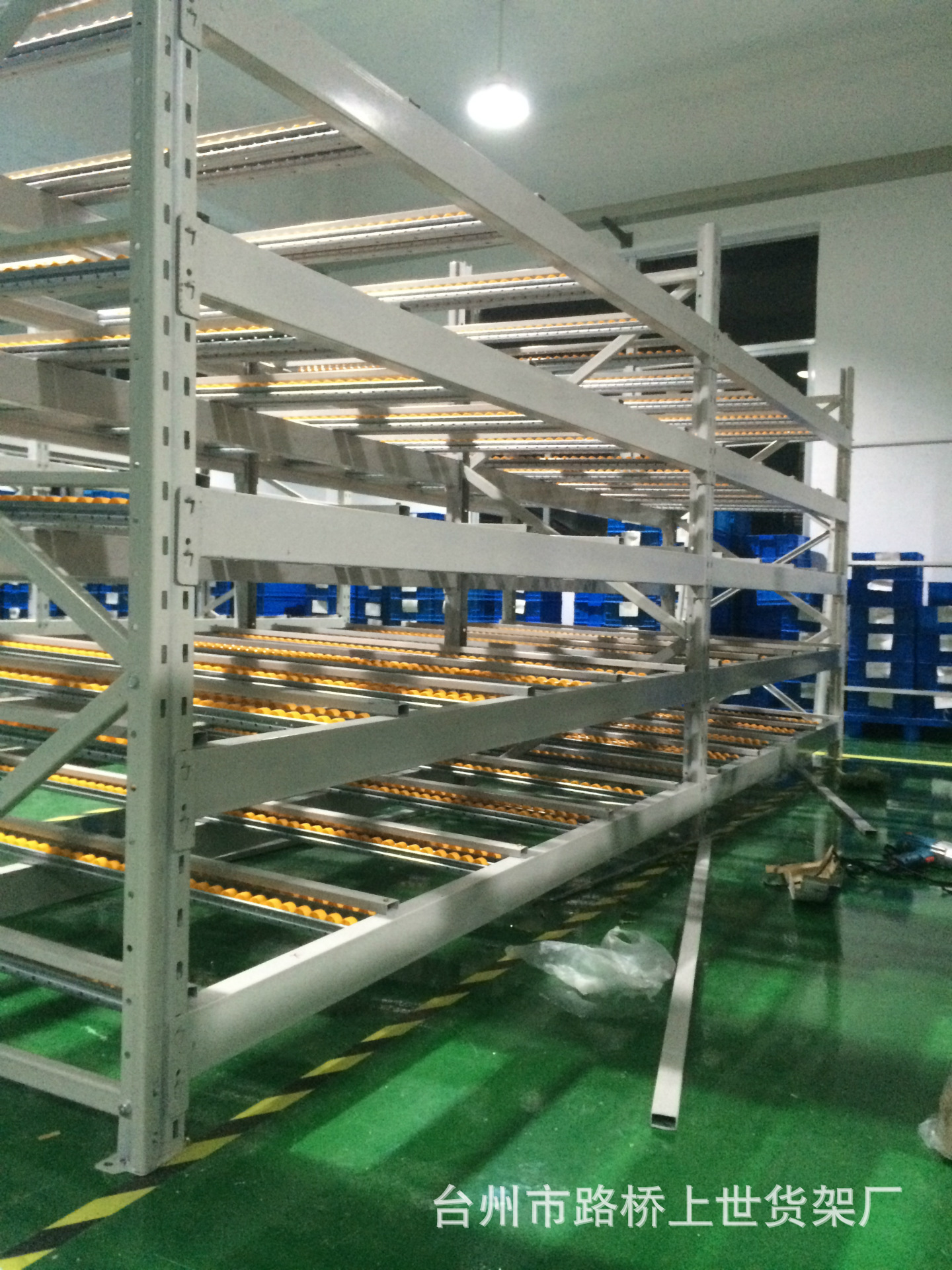 厂家定制仓库货架流利式货架流利条货架流利货架精益流利滑动架