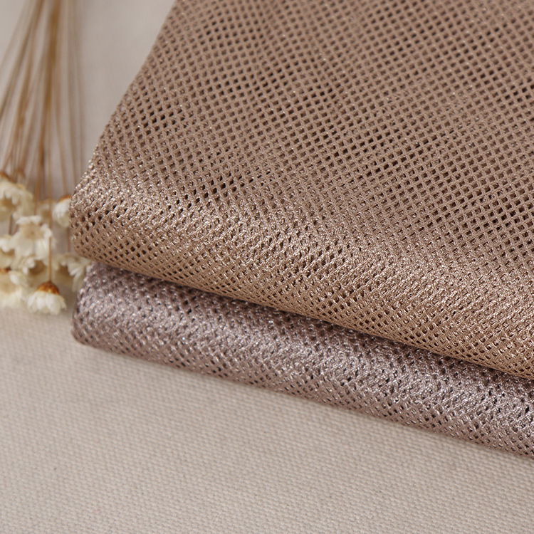 批发经遍75D有光2空2网眼布布料 座椅鞋子服装女装连衣裙网布面料