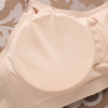 Silk wireless bra, top with cups, tank top, bra top, lifting effect