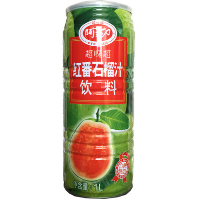 台湾阿莎力红番石榴汁芭乐汁1L浓度20%果味饮料特卖|ru