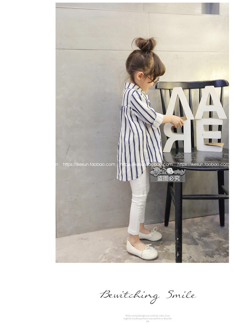 Chemise fille à manche longue - Ref 2087397 Image 9