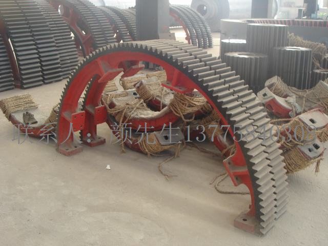 水泥生产配套设备冷却机大齿轮（大齿圈）新技术要求