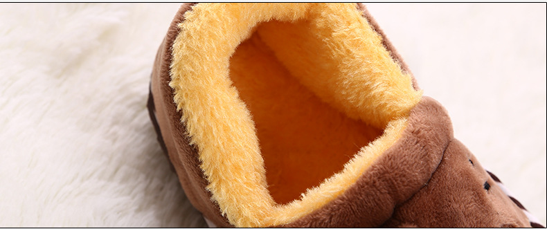 Pantoufles enfants en similicuir pour hiver - Ref 1011130 Image 10