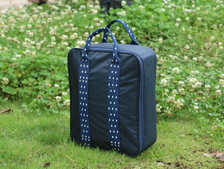 427g Weight Nylon Lining Material Zipper Closure Type Single Shoulder Strap Strap Type Business, Travel Occasion Nylon Material Solid Color Pattern Unisex Gender Square Shape Dark Blue, White, Green, Black Color Medium Size Trolley Travel Case Large-capacity Clothing Storage Bag Wholesale Nihaojewelry 3