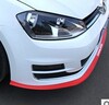 Car surrounding modified side skirt front and rear lips Small front shovel front bar soft glue strip surrounds the front lip anti -collision glue