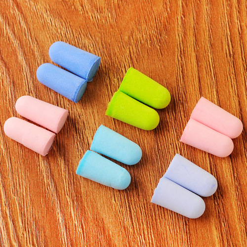 Soundproof memory foam earplugs for sleeping, anti-noise, silent sleep, anti-snoring earplugs for learning and noise reduction