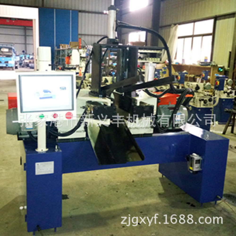 三元催化器专用全自动倒角机(大管径150)  双头倒角机