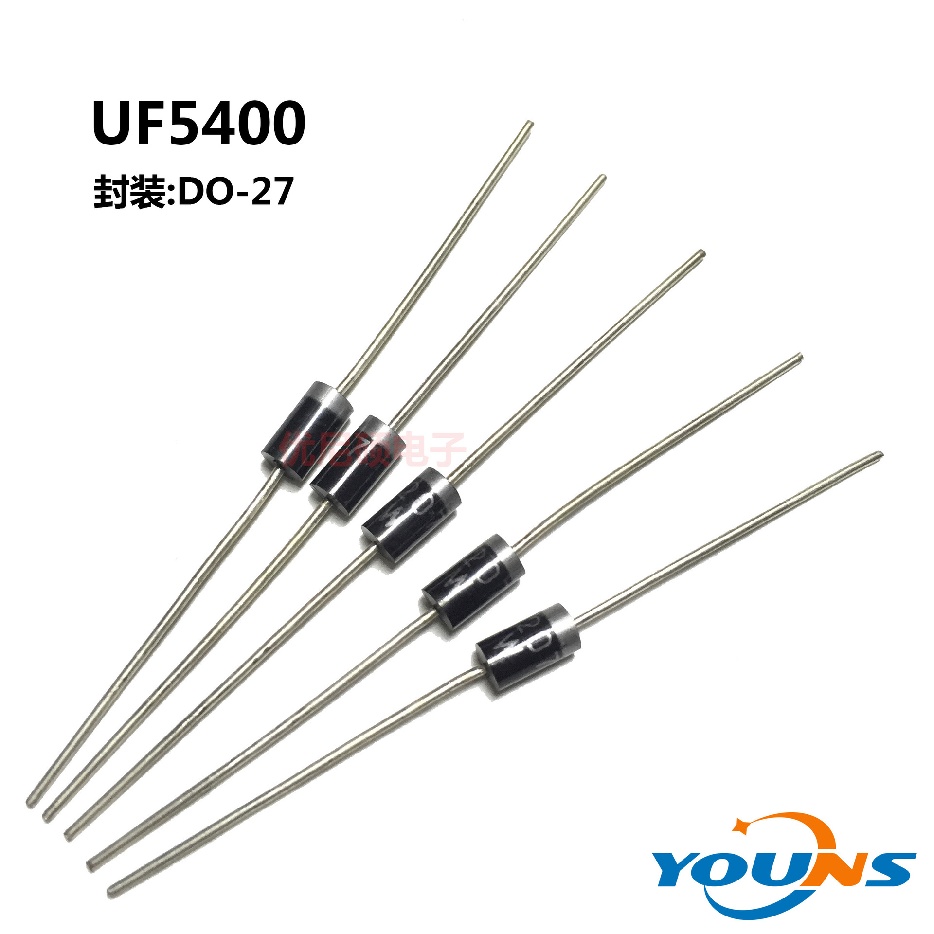 MIC GW直销 超快恢复二极管 UF5400 3A50V DO-27 散装/编带 批发