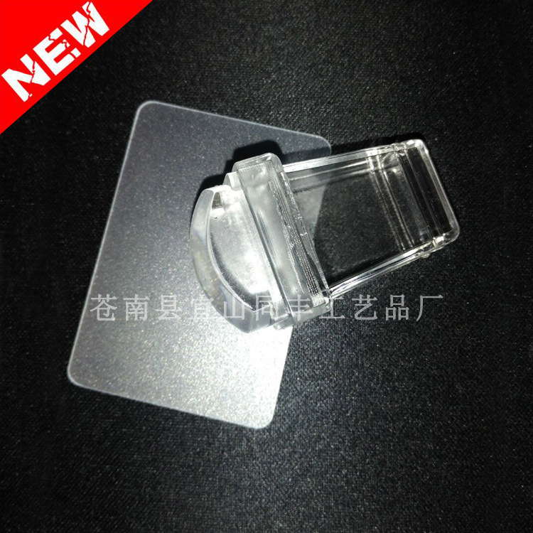 Factory spot wholesale transparent nail art square seal set DIY nail art pad printing tools nail art printing tools