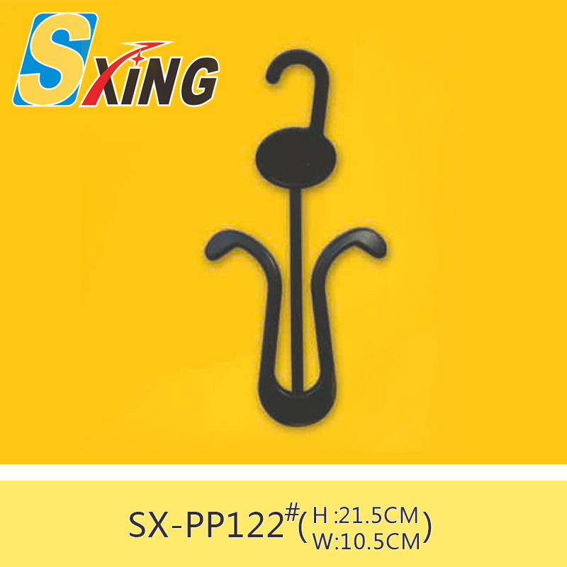 厂家批发 SX-PP122黑色塑料鞋钩 人字拖鞋挂钩 免费拿样