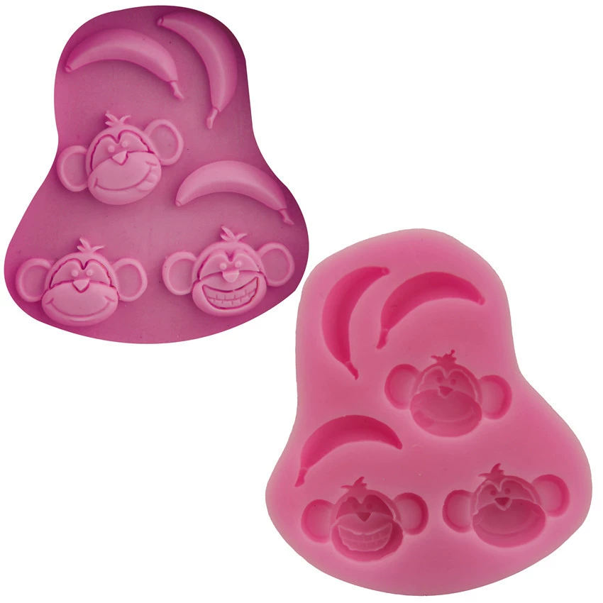 Silicone fondant, soap mold, wholesale, monkey, handmade