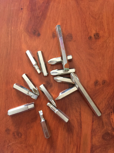 Knock 13 stubborn screws with an impact screwdriver, tap the screwdriver with an impact wrench, use an impact socket wrench with an impact wrench