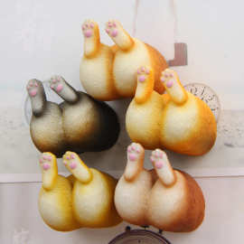 躺式柯基屁股卡通创意立体磁扣冰箱贴吸磁贴吸铁石磁贴手机壳素材