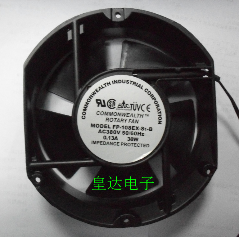 厂家直供 17250交流轴流风扇380VFP-108EX-S-B散热风风机