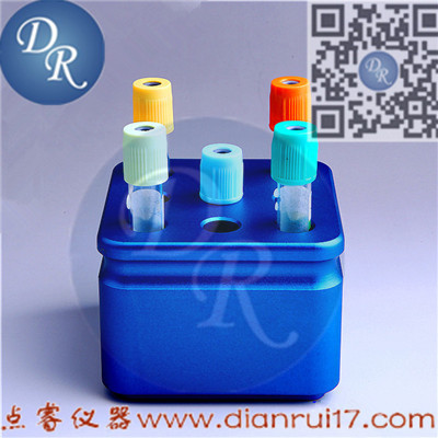 16*100mm血真空采血管模块U 形孔 恒温架 恒温盘cool rack V16