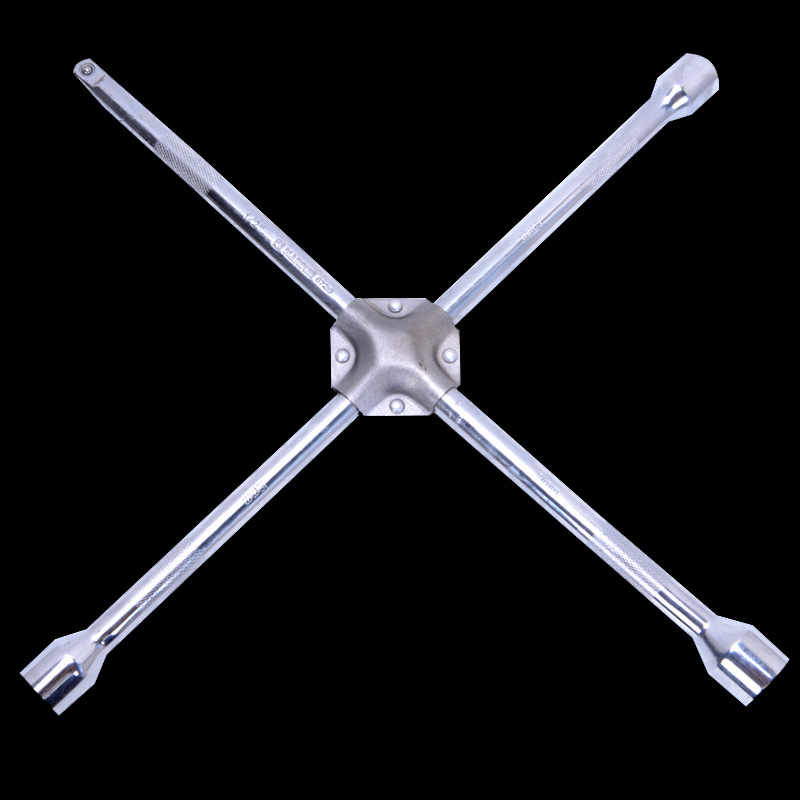 文荣工厂  公制十字扳带夹板手防滑轮胎扳手耐用十字套筒扳手