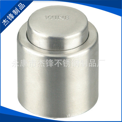 荐 厂家直销按压式红酒香槟塞 不锈钢金属红酒塞酒吧专用瓶塞