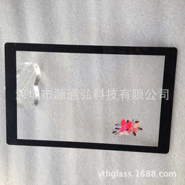 厂家加工10.1寸显示器盖板 1mm厚钢化玻璃钢化玻璃显示电容屏玻璃